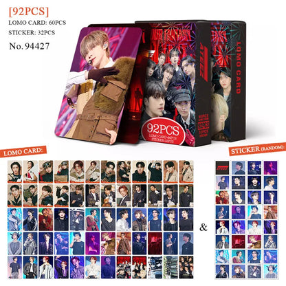 50pcs KPOP ATEEZ Photo laser Card Set – LOMO Style Collector's Edition