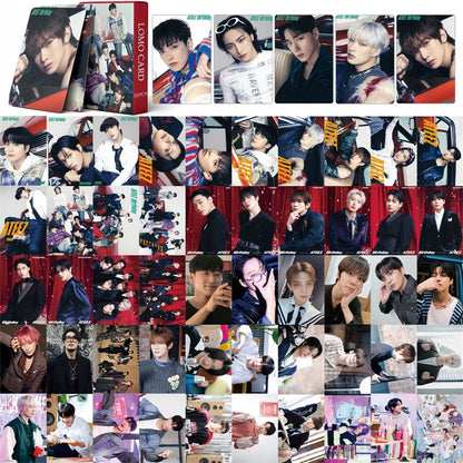 50pcs KPOP ATEEZ Photo laser Card Set – LOMO Style Collector's Edition