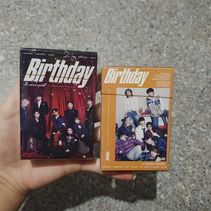 50pcs KPOP ATEEZ Photo laser Card Set – LOMO Style Collector's Edition