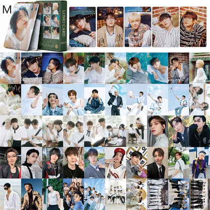 50pcs KPOP ATEEZ Photo laser Card Set – LOMO Style Collector's Edition