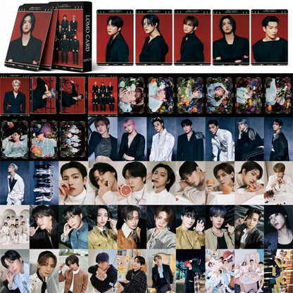 50pcs KPOP ATEEZ Photo laser Card Set – LOMO Style Collector's Edition