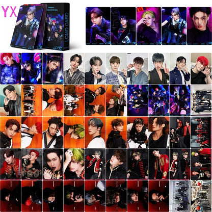 50pcs KPOP ATEEZ Photo laser Card Set – LOMO Style Collector's Edition