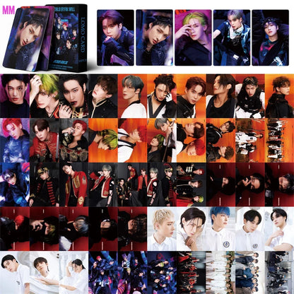 50pcs KPOP ATEEZ Photo laser Card Set – LOMO Style Collector's Edition